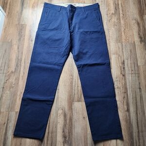 Men's Slim Tapered Stretch Fit Pants by Dockers Navy Size 36x32